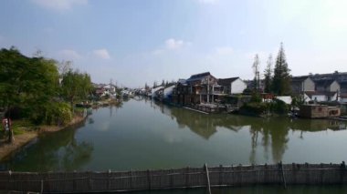 Zhujiajiao su şehir, Çin geleneksel Çince evlerde.