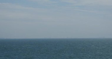 4 k video, geniş okyanus yüzeyinin.