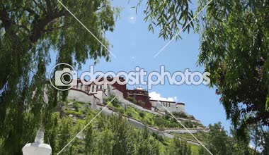 4k Potala Lhasa, Tibet willow ile.