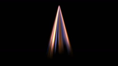 4 k Ray sahne ışığı arka plan, radyasyon lazer enerjisi, tünel geçiş satırı.