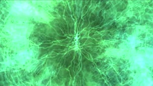 4 k 爆発マグマ エネルギー、スプラッシュ煙雲霧火ガス花火粒子 — ストック動画