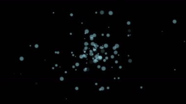 4 k soyut noktalar havai fişek, kabarcık blister dizi toz parçacıkları arka plan.