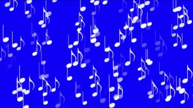4 k müzik notlar arka plan, sembol melodi melodi ses, romantik sanatsal Senfoni