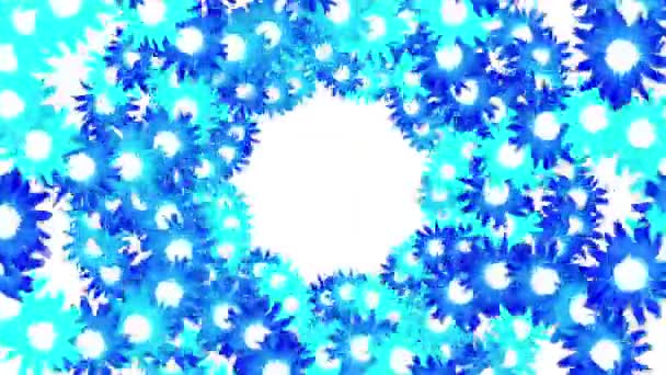 4k Соняшниковий вінок весільний фон, квітковий рослинний візерунок, життєва важливість — стокове відео