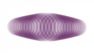 4 k daire darbe arka plan, Küre topu, sinyal dalga radyo bilim yuvarlak.