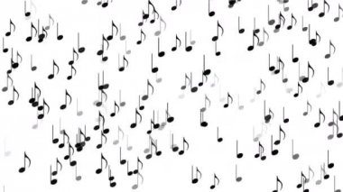 4 k müzik notlar arka plan, sembol melodi melodi ses, romantik sanatsal Senfoni