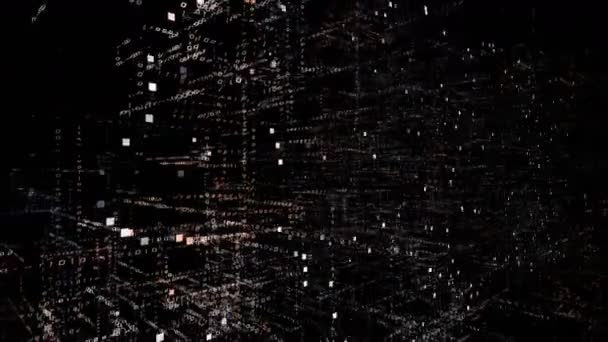 4k mot-clé bancaire nuage, code informatique binaire .