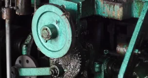 4 k komplexa precision industri maskiner i drift, arbetande uthärda & axis. — Stockvideo