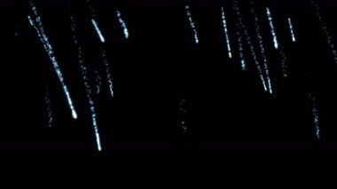 düşen, patlama bombalama 4 k soyut havai fişek meteor göktaşları su hattı.