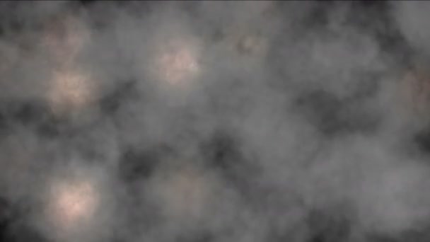 4k Explosão fumaça fumaça partículas batalha fundo . — Vídeo de Stock
