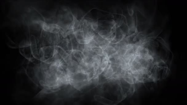 4 k rook gas wolk mist. — Stockvideo