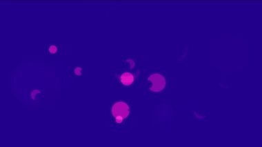 4k yarım ay daire Abstract, patlama parçacık havai fişek arka plan glitter.