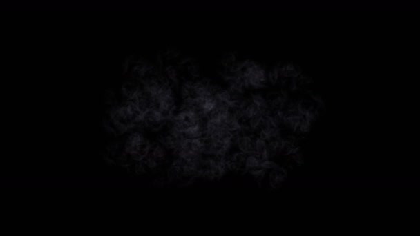 4 k rook gas wolk mist. — Stockvideo