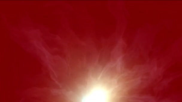 4 k 抽象的な力爆発エネルギー ハロー火光線レーザー渦背景. — ストック動画