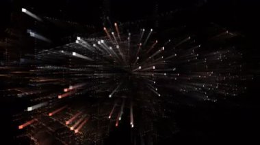 4k Nvidia kelime Graphics kart Gpu çip şirketi logosu, Matrix ikili kodu.