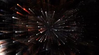 4k Intel sözcüğü İşlemci yongası Graphics Gpu şirket logosu, Matrix ikili değeri