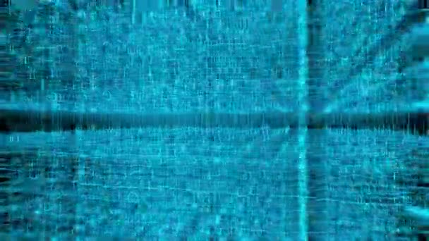 4k The Matrix style binary code array, abstract tech digital background . — Vídeo de Stock