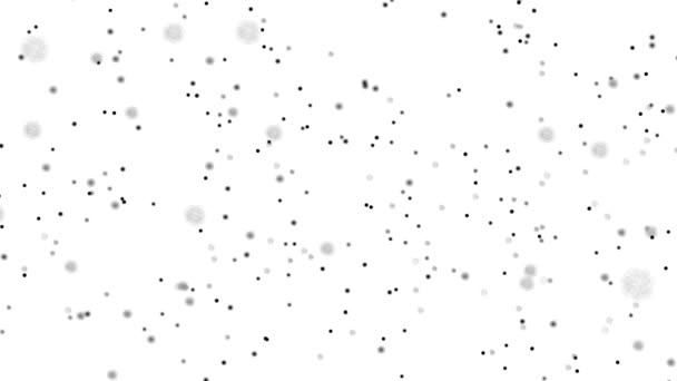 4k Abstract digital data dots particles. — Stock Video