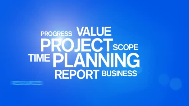 Проектное планирование, командная работа, исследование рынка. — стоковое видео