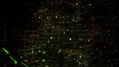 4k Yapay Zeka Beyin Devresi, Matrix ikili bilgisayar kodu metni.