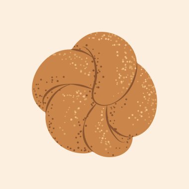 Taze pişmiş çörek, fırın menüleri, kahvaltı tasarımları veya yemek çizimleri için ideal..