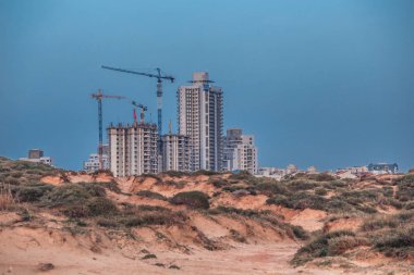 Netanya, İsrail. Şehir manzarası