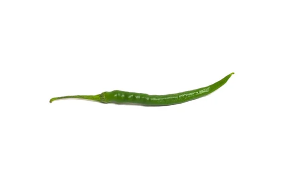 Chilipfeffer Grüne Lebensmittel Gewürze — Stockfoto