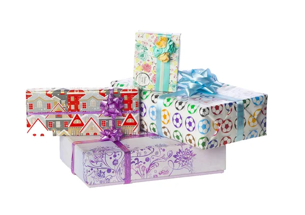 Gift Box Coloured Paper — Stock Photo, Image