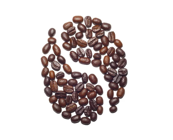 Coffee Caffeine Beverage Brown Symbol Sign — Stock Photo, Image