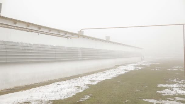 Du brouillard. Bâtiments abandonnés Objets chimiques cachés. Laboratoire secret — Video