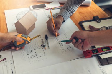 Mühendis ve mimar kavramı, mühendis mimar ofis ekibi ile çalışma planları