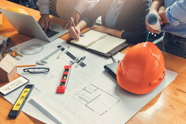 Mühendis ve mimar kavramı, mühendis mimar ofis ekibi ile çalışma planları