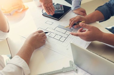 Mühendis ve mimar kavramı, mühendis mimar ofis ekibi ile çalışma planları