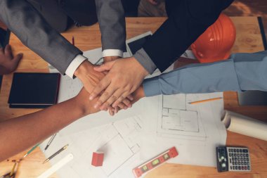 Mühendis ve mimar kavramı, mühendis mimar ofis ekibi el toka ofis planı geçmişi olan.