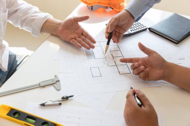 Mühendis ve mimar kavramı, mühendis mimar ofis ekibi ile çalışma planları