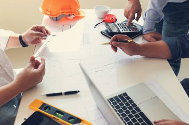 Mühendis ve mimar kavramı, mühendis mimar ofis ekibi ile çalışma planları