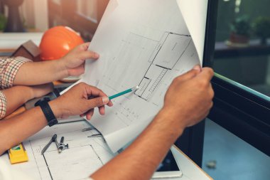 Mühendis ve mimar kavramı, mühendis mimar ofis ekibi ile çalışma planları