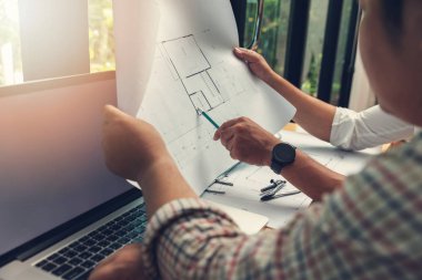 Mühendis ve mimar kavramı, mühendis mimar ofis ekibi ile çalışma planları