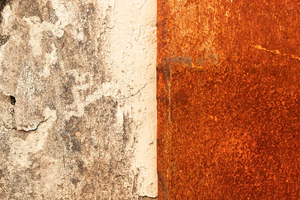 Orange Metal rusty background, Metal grunge texture