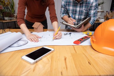 Mühendis ve mimar kavramı, mühendis mimar ofis ekibi ile çalışma planları