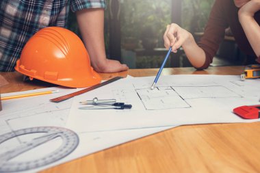 Mühendis ve mimar kavramı, mühendis mimar ofis ekibi ile çalışma planları