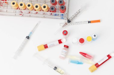 Research and development concept, Laboratory scientist researching covid-19(corona virus) vaccine at laboratory.