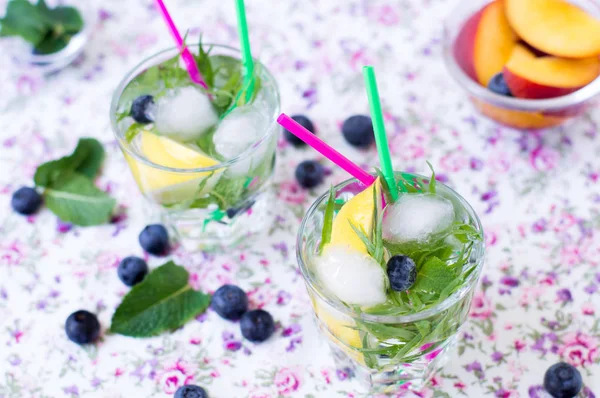 Yaz taze otlar serinletici içecek — Stok fotoğraf