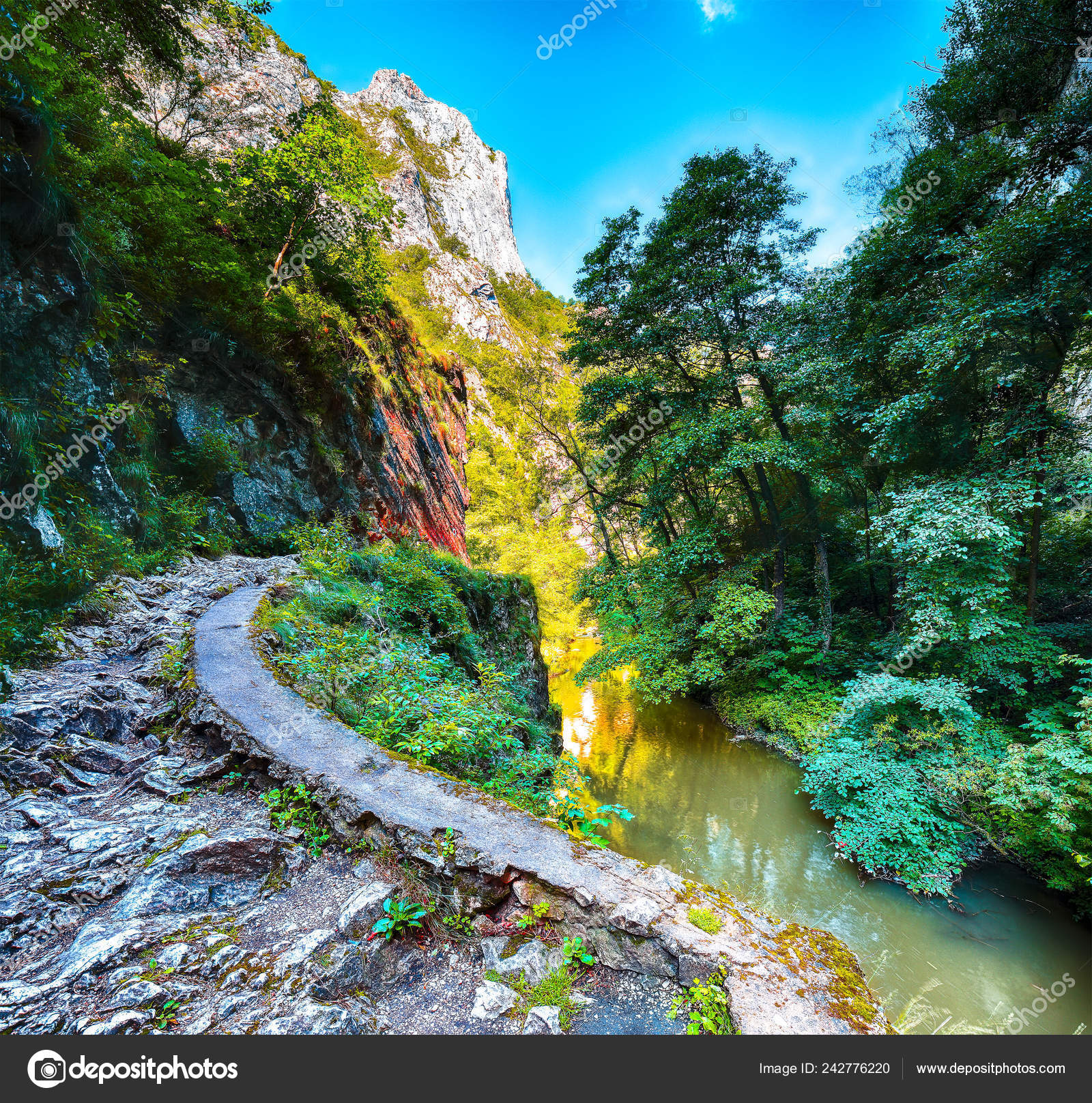 Turda Gorge Cheile Turzii Natural Reserve Marked Trails Hikes Hasdate Stock Photo C Pilat666