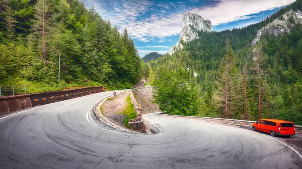 Sommaren Utsikt Över Bicaz Canyon Cheile Bicazului Canyon Mest Spektakulära — Stockfoto