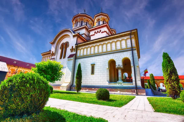 La Cattedrale Ortodossa dell'Incoronazione nella Fortezza di Alba Iulia — Foto Stock