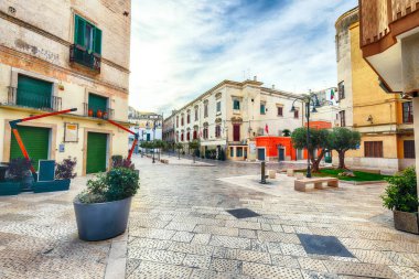Puglia'da bir Gravina'nın tarihi merkezi
