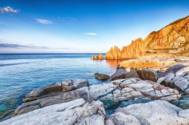 Arbat'ta Red Rocks'ın muhteşem gün batımı manzarası (