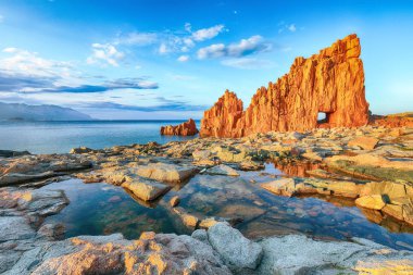 Arbat'ta Red Rocks'ın muhteşem gün batımı manzarası (