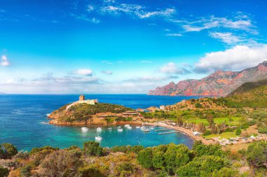 Scandola doğal rezerv Girolata koyu